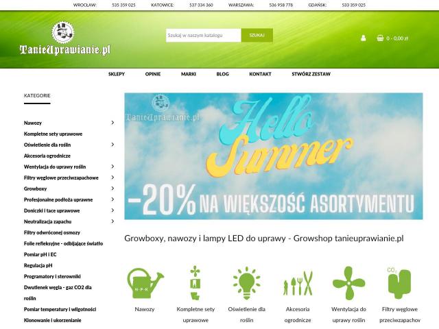 Strona Growshop TanieUprawianie