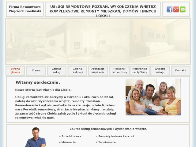 Strona Firma Remontowa Wojciech Gośliński