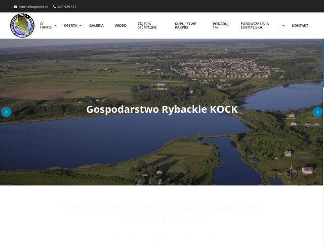 Strona GOSPODARSTWO RYBACKIE KOCK spółka z ograniczoną odpowiedzialnością