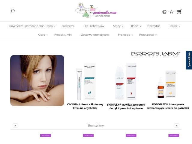 Strona PodoNails Podologia i Stylizacja Usługi Mobilne