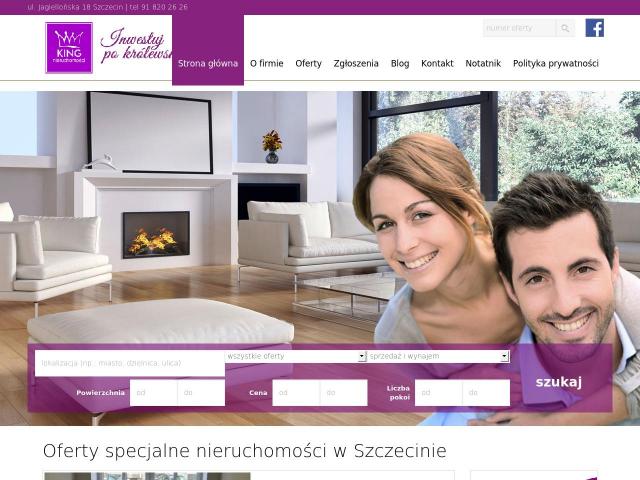 Strona BIURO NIERUCHOMOŚCI KING - Małgorzata Maciejewska