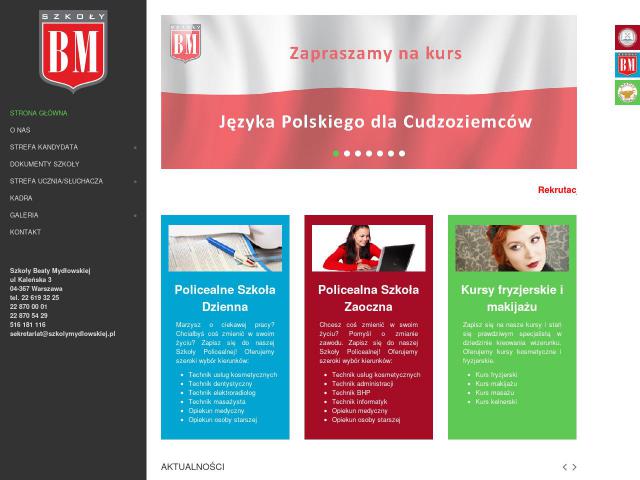 Strona Szkoły Beaty Mydłowskiej
