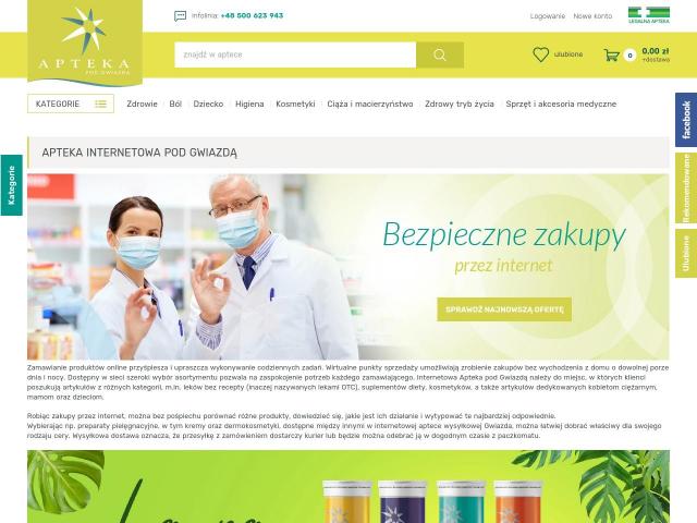 Strona Apteka Pod Gwiazdą