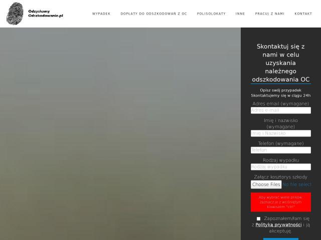 Strona ODZYSKAMY SPÓŁKA Z OGRANICZONĄ ODPOWIEDZIALNOŚCIĄ SPÓŁKA KOMANDYTOWA
