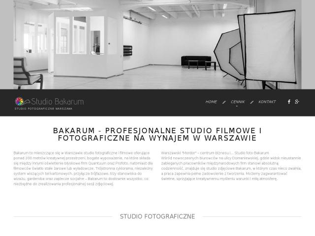 Strona Studio Bakarum