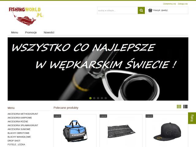 Strona Sklep wędkarski FishingWorld.pl
