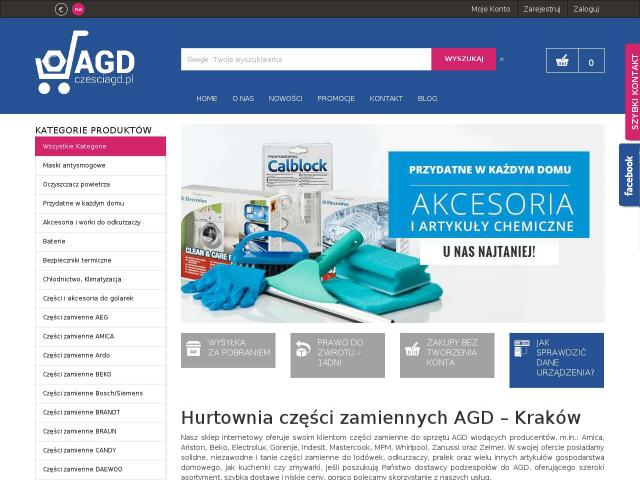Strona CzesciAGD.pl