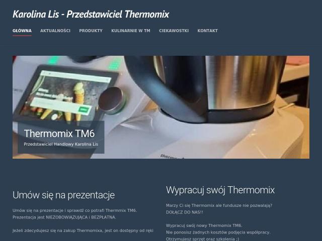 Strona Karolina Lis Przedstawiciel Handlowy Thermomix